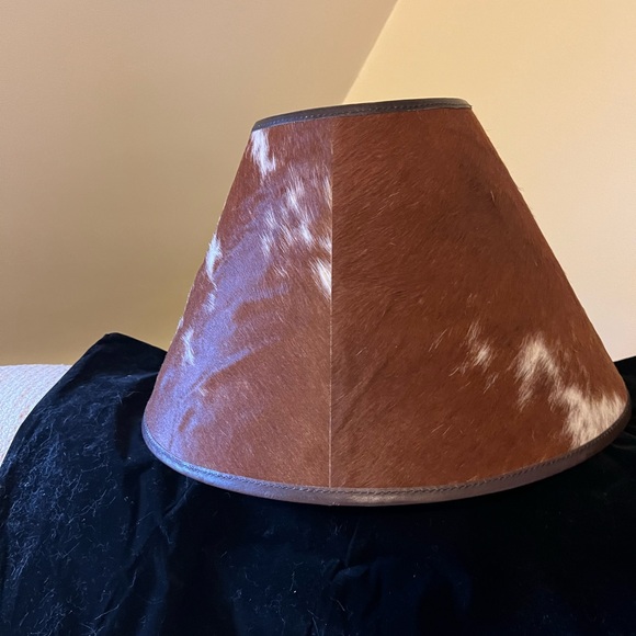 Pottery Barn Cowhide Lamp Shade - Medium - Picture 2 of 9